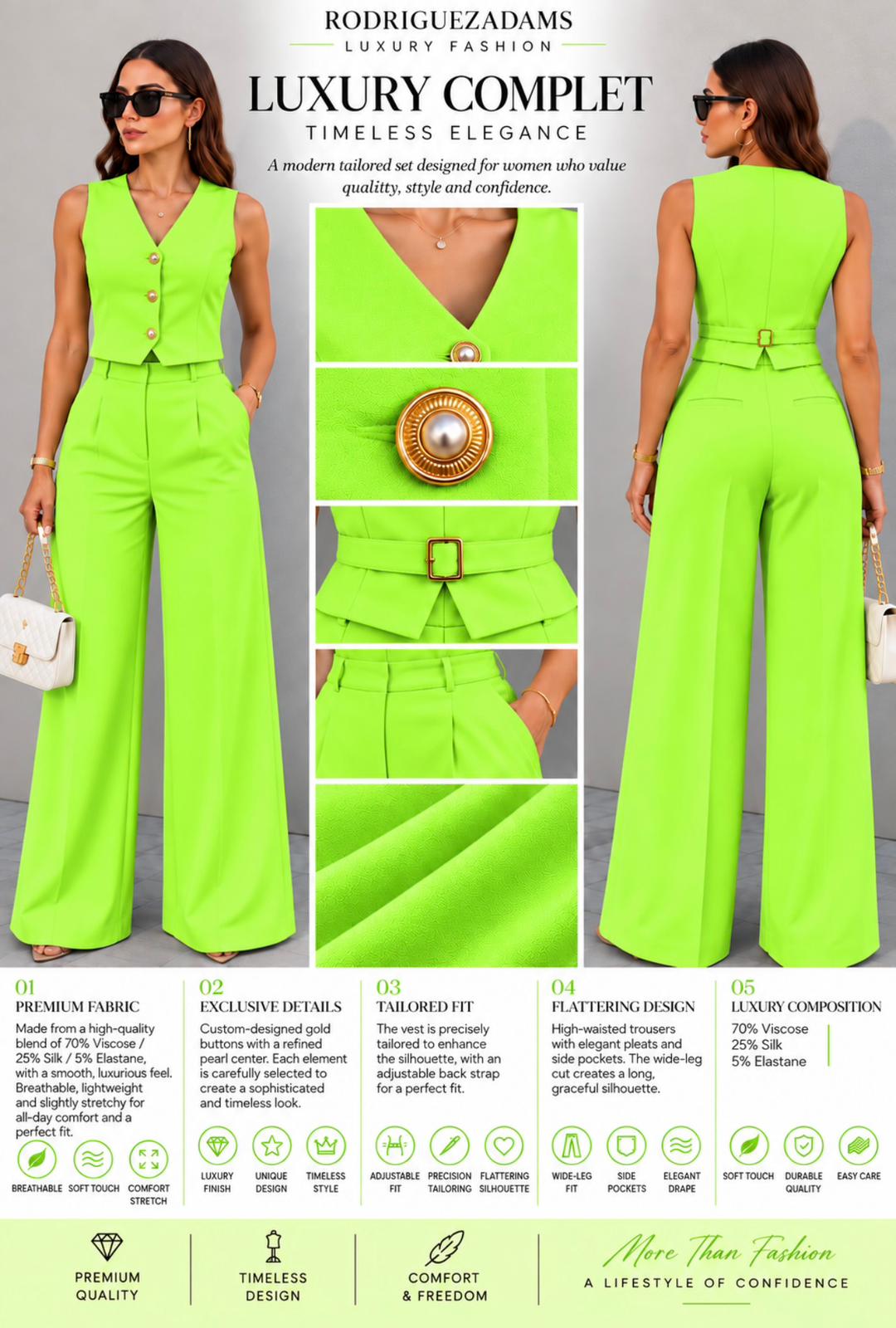 Luxury Complet – Lime Green
