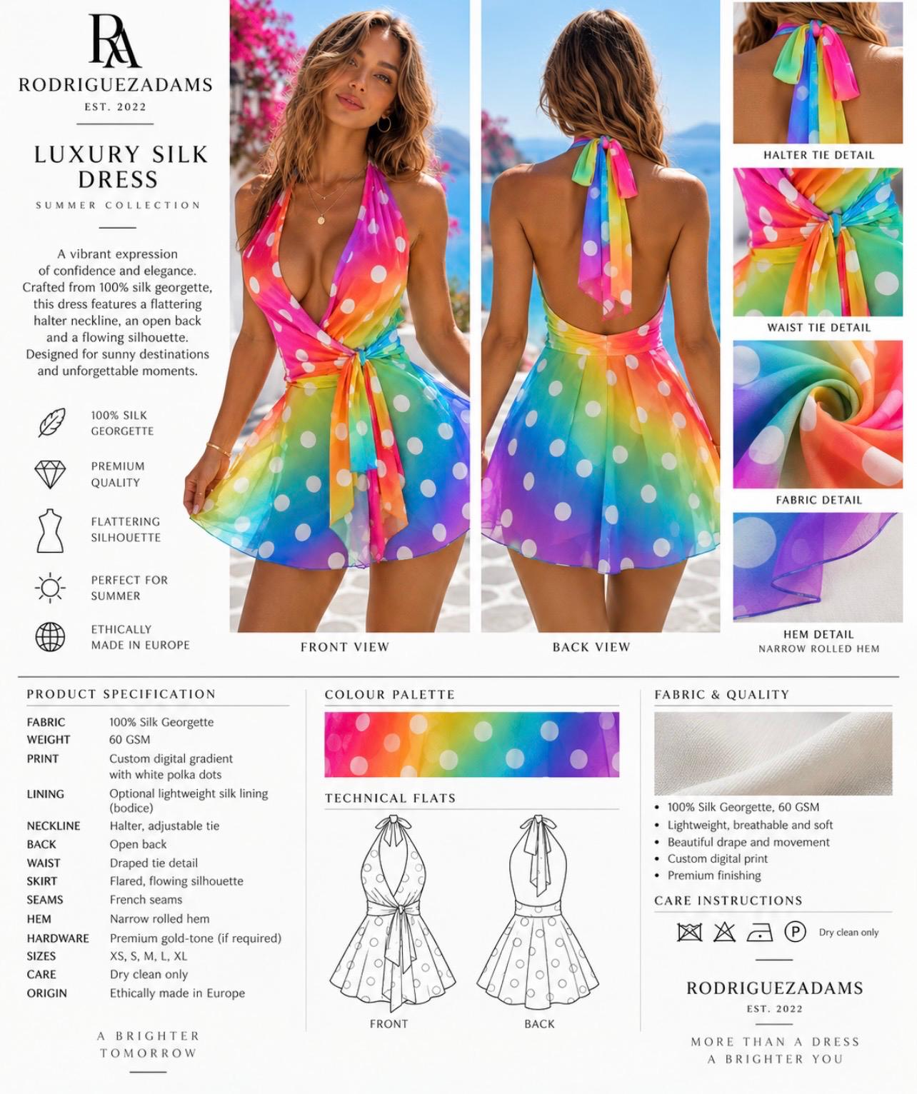 Luxury Silk Georgette Dress