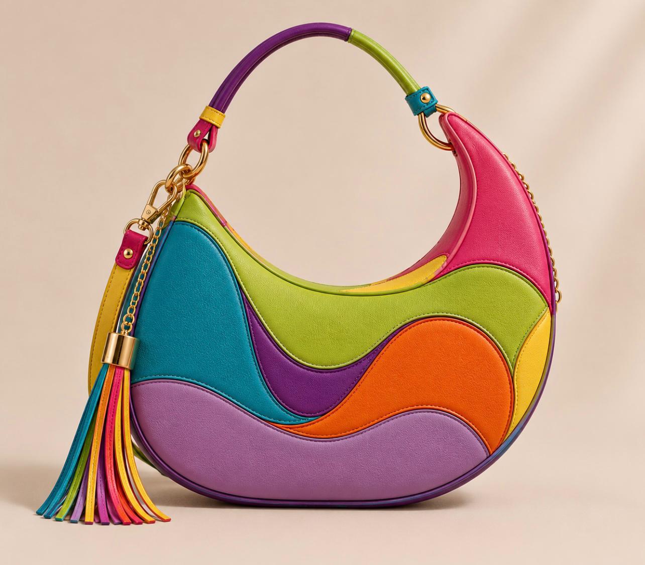 RodriguezAdams Artistic Luxury Geometric Shoulder Bag