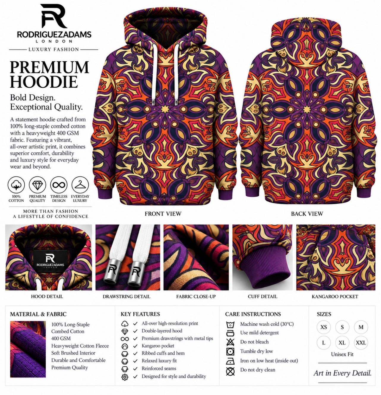 RodriguezAdams Fall/Winter 2026/27 — Premium Purple Hoodie