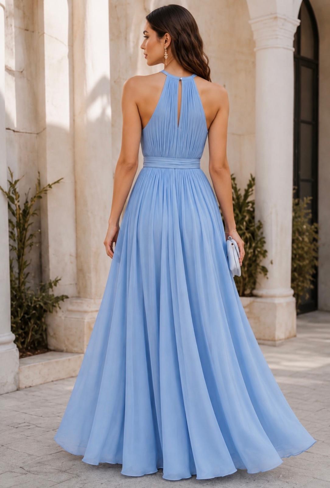 Silk Georgette Maxi Dress