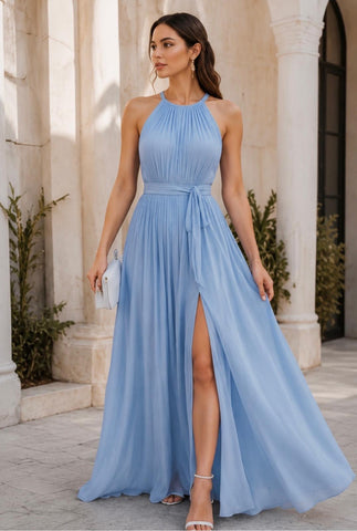 Silk Georgette Maxi Dress