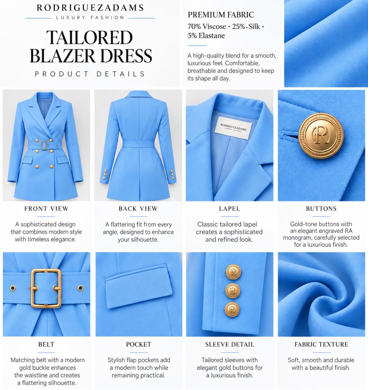 Tailored Blazer Dress