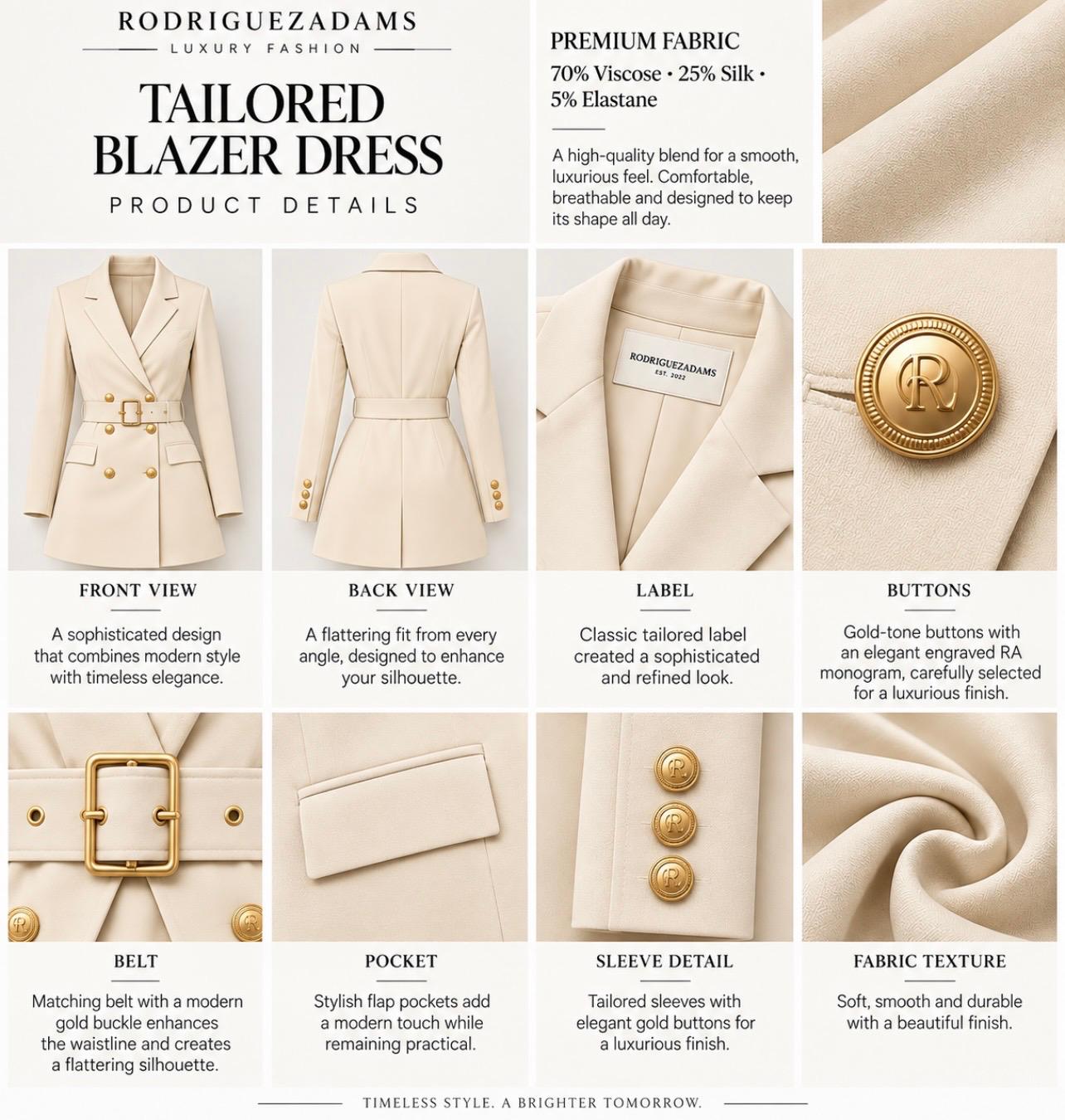 Tailored Blazer Dress
